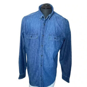 Banana Republic  denim two pocket shirt sz L Tall
